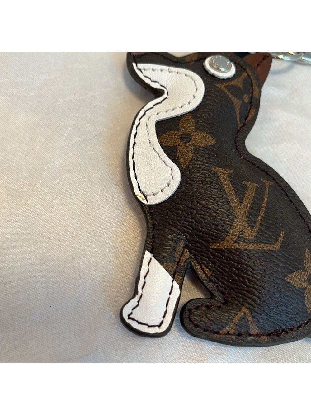 Louis Vuitton Monogram Doggy Bag Charm/Keychain - Picture 9 of 11